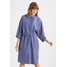 Amorph Berlin MIA DRESS DRAWSTRING Sukienka koszulowa blue AM321C008