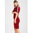 adidas Originals ADICOLOR THREE STRIPES DRESS Sukienka z dżerseju collegiate burgundy AD121C039