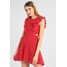 Bardot KIRA FRILL DRESS Sukienka letnia red B0M21C01T