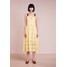 PERSEVERANCE LONDON AZTEK GUIPURE STRAPPY MIDI DRESS Sukienka letnia soft yellow PEE21C001