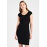 Armani Exchange Sukienka z dżerseju black ARC21C00C