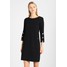Wallis STUD SLEEVE PONTE SHIFT DRESS Sukienka z dżerseju black WL521C0DT