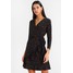 Warehouse CHERRY SPOT PRINT DRESS Sukienka letnia black base WA221C0CS
