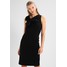 Vero Moda VMVICTORIA BOW DRESS Sukienka z dżerseju black VE121C1C5