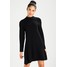 Vero Moda VMKARIS MARIKKA HIGHNECK DRESS Sukienka dzianinowa black VE121C1B7