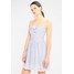 Superdry ALICE KNOT DRESS Sukienka letnia blue/white stripe SU221C09Q