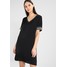 Scotch & Soda SHORT SLEEVE V-NECK DRESS SPORTY Sukienka letnia black SC321C00O