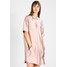 Scotch & Soda SHORT SLEEVE SAFARI DRESS WITH LACE UP DETAIL AT THE SIDES Sukienka koszulowa pink sand SC321C00N