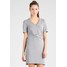 Vero Moda VMJENNY SHORT DRESS Sukienka z dżerseju light grey melange VE121C1C9