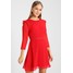 New Look Petite EYELET TRIM SKATER Sukienka koktajlowa bright red NL721C02W