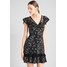 New Look GLENDA FRILL SLEEVE TEA DRESS Sukienka letnia black NL021C0R2