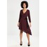 New Look ASYMMETRIC WRAP Sukienka letnia dark burgundy NL021C0PR
