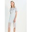 New Look PREMIUM LACE EMBROIDED Sukienka letnia light blue NL021C0KQ
