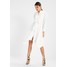 Mint Velvet STRIPE TIE FRONT SHIRT DRESS Sukienka koszulowa ivory MIM21C00C