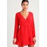 Miss Selfridge WRAP DRESS Sukienka letnia red MF921C0IV
