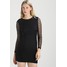 Miss Selfridge SPOT MESH RUCHED DRESS Sukienka koszulowa black MF921C0H1