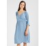 MAMALICIOUS MLKARIN 3/4 KNEE LENGHT DRESS Sukienka letnia ashley blue M6429F0FB