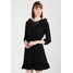 mint&berry DRESS INSERT AT V-NECK Sukienka letnia black M3221C0KS