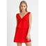 Missguided Petite PLUNGE DETAIL MINI DRESS Sukienka letnia red M0V21C042