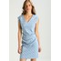 Kaffe INDIA V-NECK DRESS DOTS Sukienka z dżerseju blau KA321C06Q