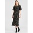 Fashion Union Tall DAISY FLORAL MAXI Długa sukienka black FAC21C01M