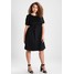 Dorothy Perkins Curve EMBELLISHED NECK DRESS Sukienka z dżerseju black DP621C075