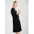 Dorothy Perkins EMBROIDERED SWING Sukienka z dżerseju black DP521C1G1