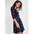 Dorothy Perkins WRAP DRESS Sukienka z dżerseju navy blue DP521C1ER