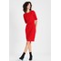 Dorothy Perkins MANIPULATED SIDE DRESS Sukienka etui red DP521C1EP