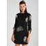 Dorothy Perkins FOIL PRINT SHIFT Sukienka letnia black DP521C190