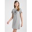 Converse CORE TEE DRESS Sukienka z dżerseju vintage grey heather CO421C00H