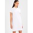 Calvin Klein Jeans DORE POLO DRESS Sukienka z dżerseju bright white C1821C02A