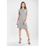 b.young PILO DRESS Sukienka z dżerseju light grey melange BY221C036