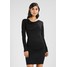 Bench INTERLOCK DRESS Sukienka z dżerseju black beauty BE621C05U
