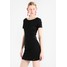 Armani Exchange Sukienka z dżerseju black ARC21C00P