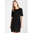 Benetton PONTE BUSINESS DRESS Sukienka z dżerseju black 4BE21C086