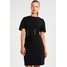 Glamorous Petite SHORT SLEEVE CORSET Sukienka z dżerseju black GLB21C017