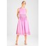 Ted Baker A LINE MIDI EMBROIDERED DRESS Sukienka letnia pink TE421C0C0