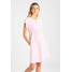 Slacks & Co. ROBERTA Sukienka letnia pink/white SLA29F00I