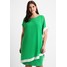 Live Unlimited London CAPE DRESS WITH CONTRAST BOARDER Sukienka letnia green L0J21C029