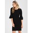 Dorothy Perkins FLUTE SLEEVE SHIFT DRESS Sukienka z dżerseju black DP521C1ET