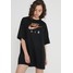 Nike Sportswear AIR DRESS Sukienka z dżerseju black/rose gold NI121C012