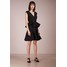 Halston Heritage CAP SLEEVE PEPLUM DRESS Sukienka koktajlowa black H1121C04D