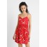 New Look WOW TILD CROCHET SUNDRESS Sukienka letnia red NL021C0VF