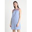 Tom Joule EMBROIDERED YOKE DRESS Sukienka letnia light blue steel 4JO21C037