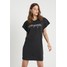 Cheap Monday MEDIA DRESS HACKER OUTLINE Sukienka z dżerseju black CH621C01U