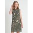 Wallis TAPESTRY DRESS Sukienka letnia khaki WL521C0HK