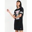 Superdry BOYFRIEND T SHIRT DRESS Sukienka z dżerseju black SU221C09X