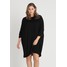 Missguided Plus OVERSIZED T-SHIRT DRESS Sukienka z dżerseju black M0U21C04K