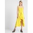 River Island BOB DRESS Długa sukienka yellow bright plain RI921C0BH